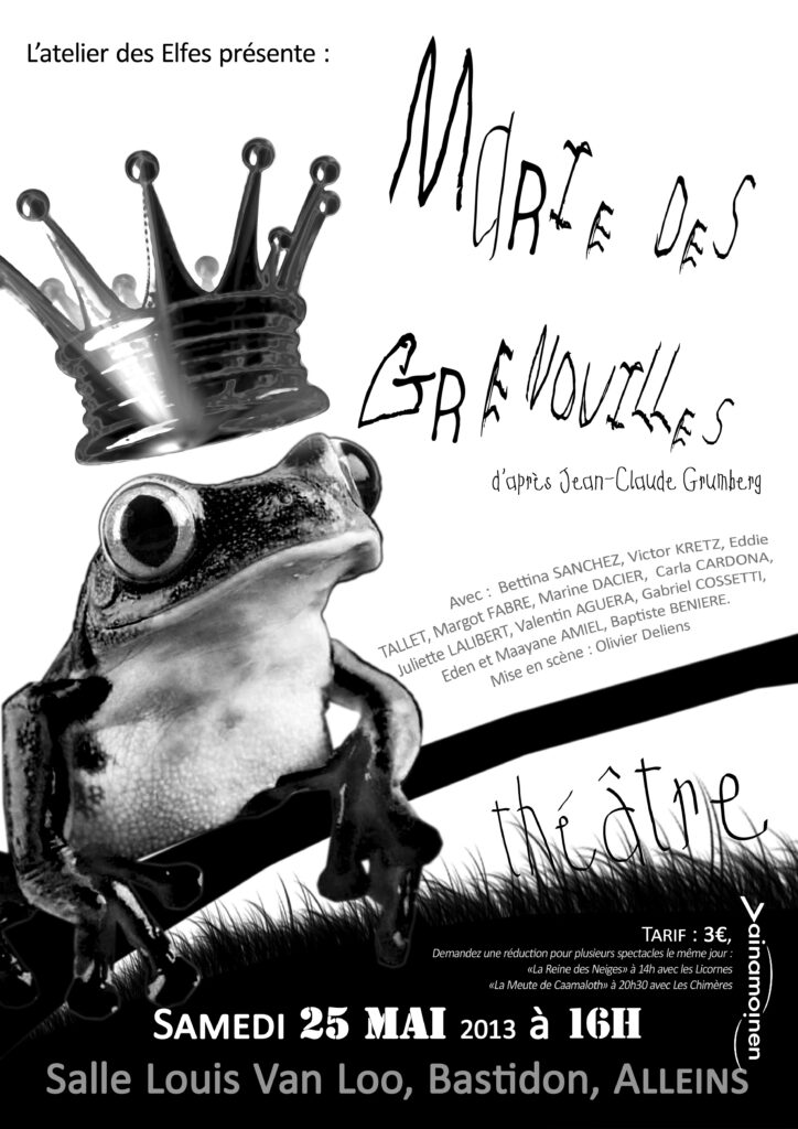 Marie Des Grenouilles Affiche 2013 724x1024