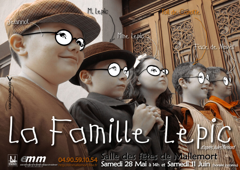 famille le pic affiche
