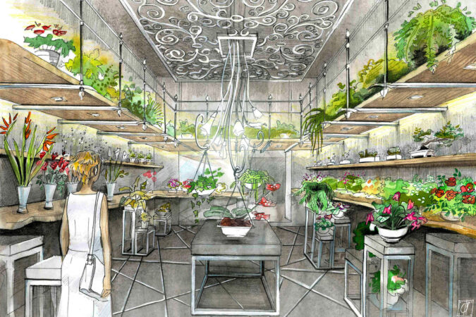 archi fleuriste pers