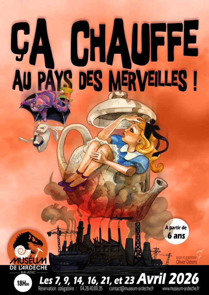 Ça chauffe au Pays des Merveilles - affiche Balazuc